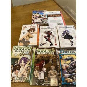 Lot of 8 Asian & Japanesse Comics My-Hime Sokora Negai? Elemental Gelade